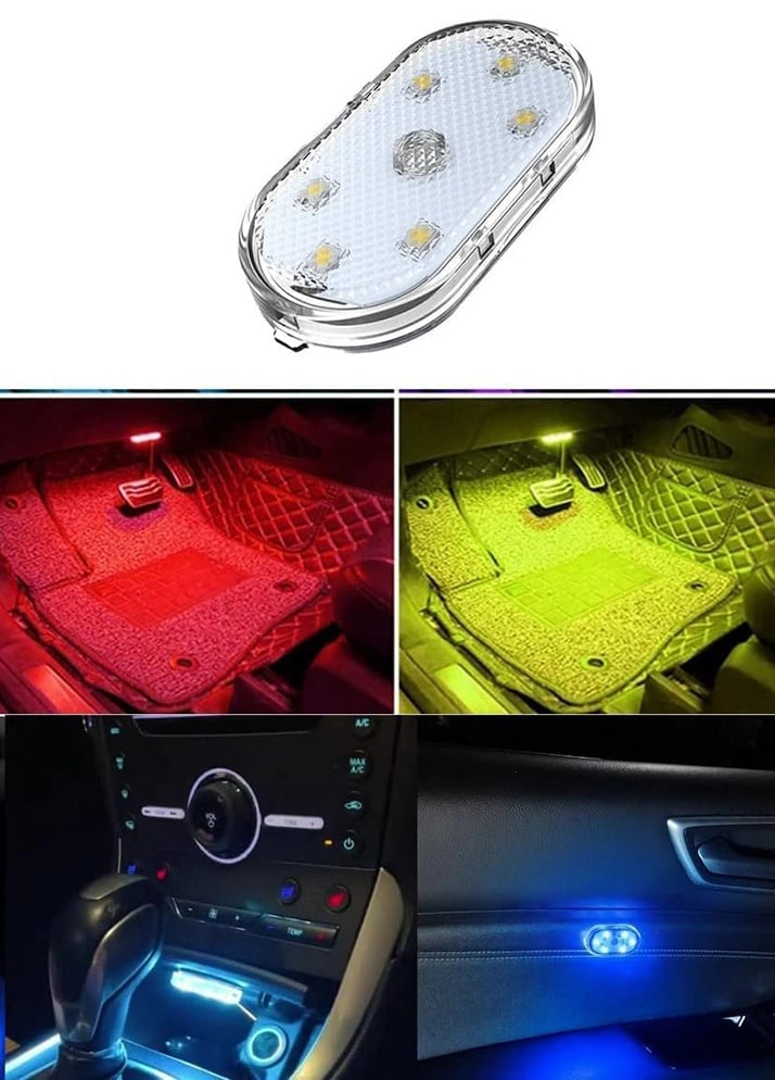 پکیج سروالف VIPشب نما 4 عددی چراغ لمسی خودرو